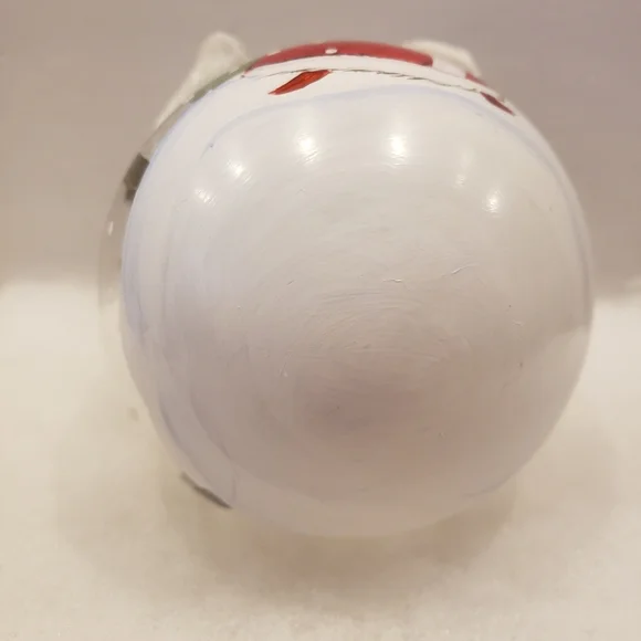 Large Hand Painted Glass Christmas Ornament - Picture 5 of 5